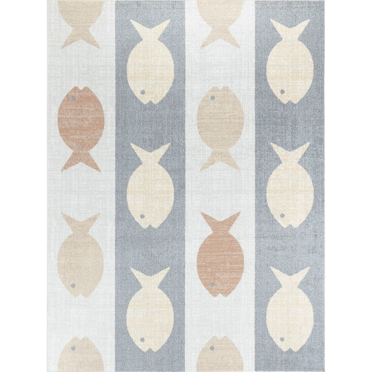 AQUAFIESTA Machine Washable Kids Room Rug Flat