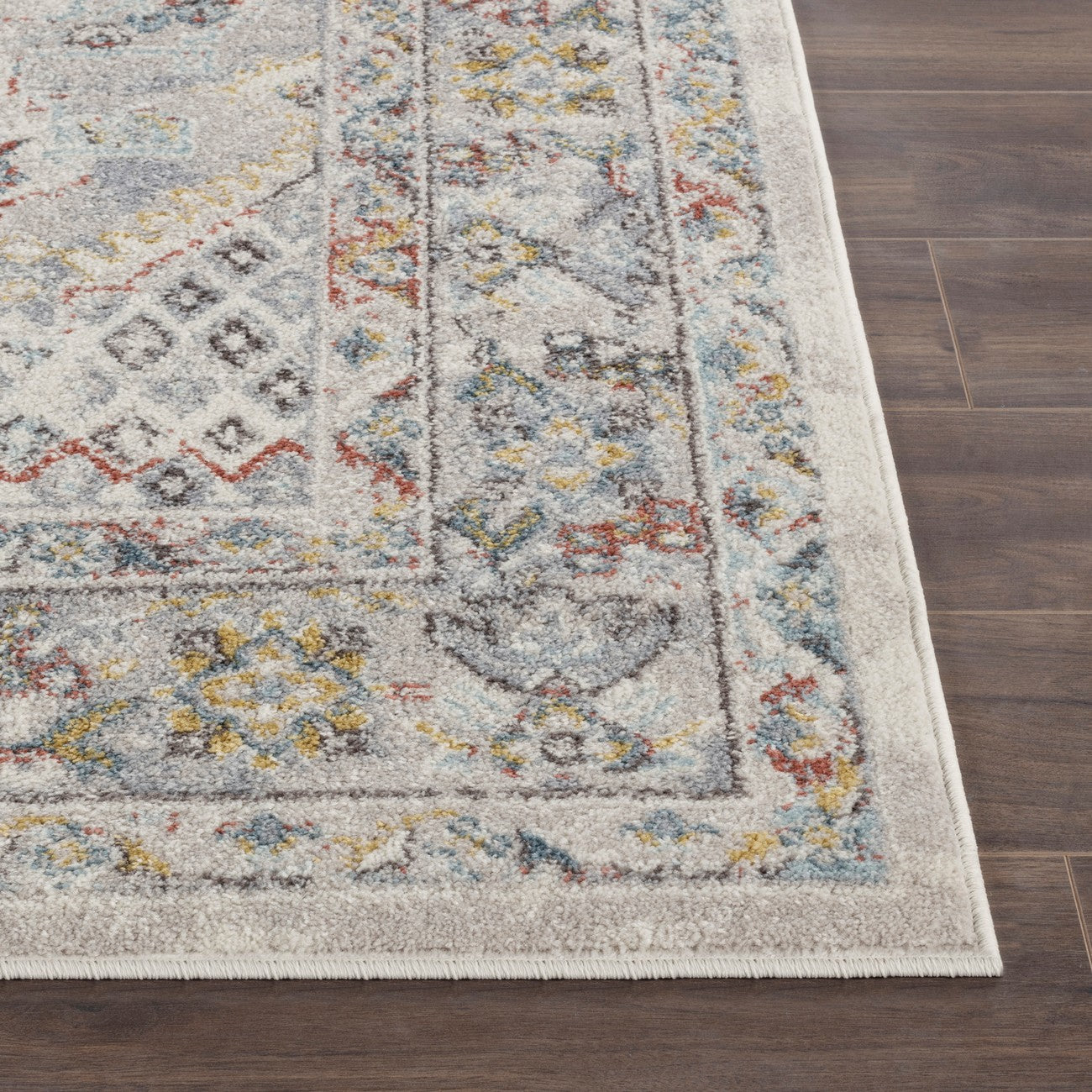 JADE Vintage Traditional Oriental Boho Taupe Area Rug