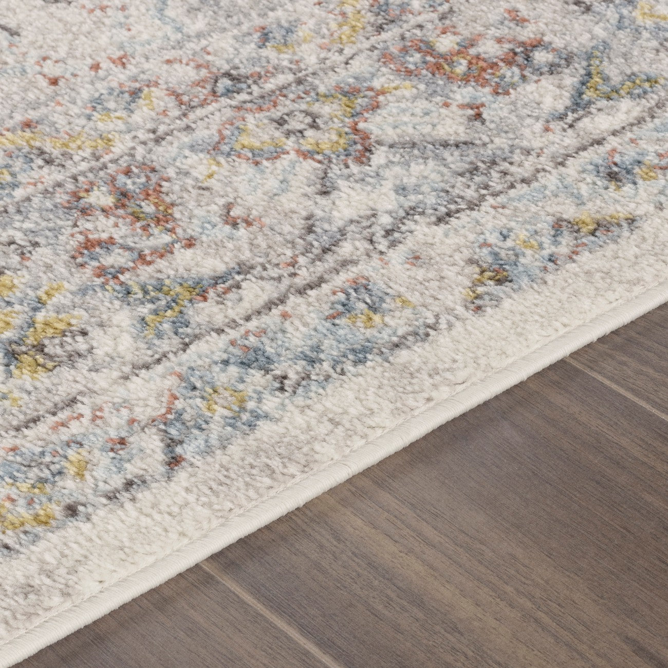 JADE Vintage Traditional Oriental Boho Taupe Area Rug Texture