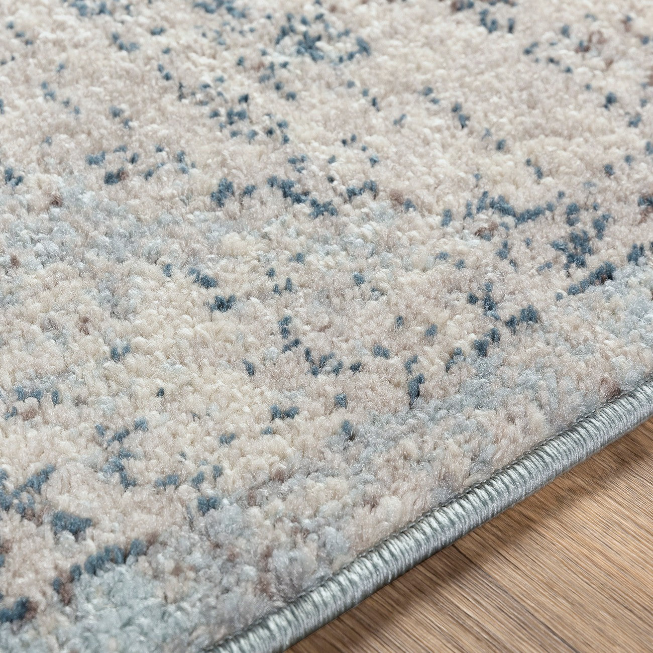 LYA Vintage Traditional Oriental Boho Ivory Area Rug Texture