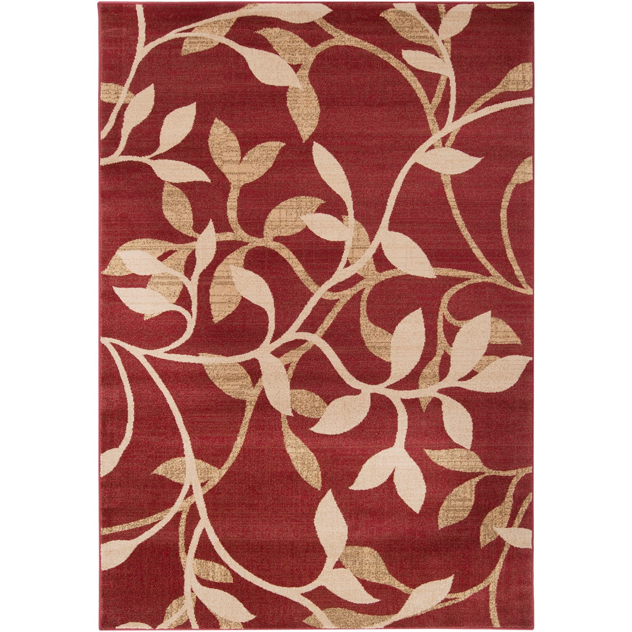 BALSAM Scandi Traditional Boho Tan Area Rug
