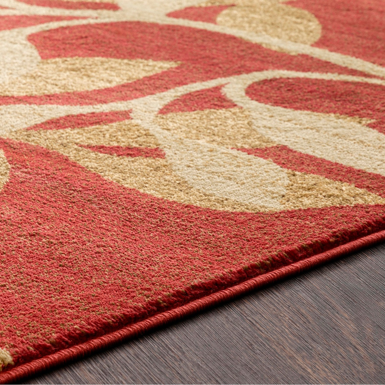 BALSAM Scandi Traditional Boho Tan Area Rug