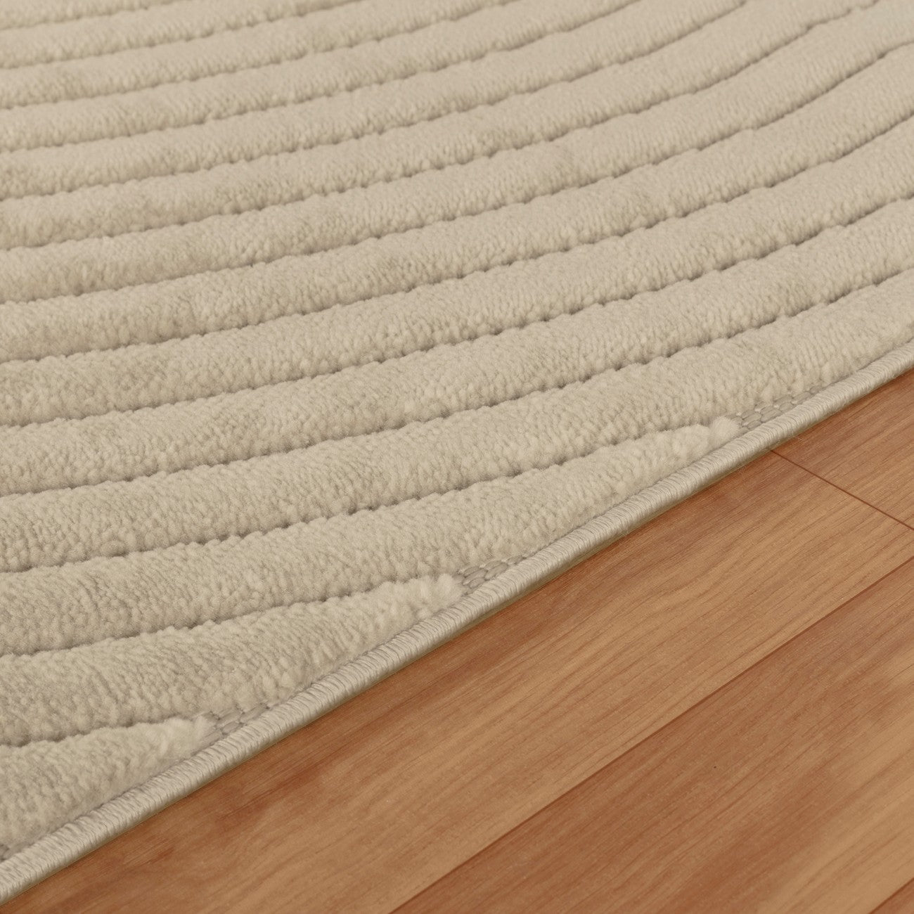 EMIKO Indoor & Outdoor Scandi Modern Beige Area Rug Texture