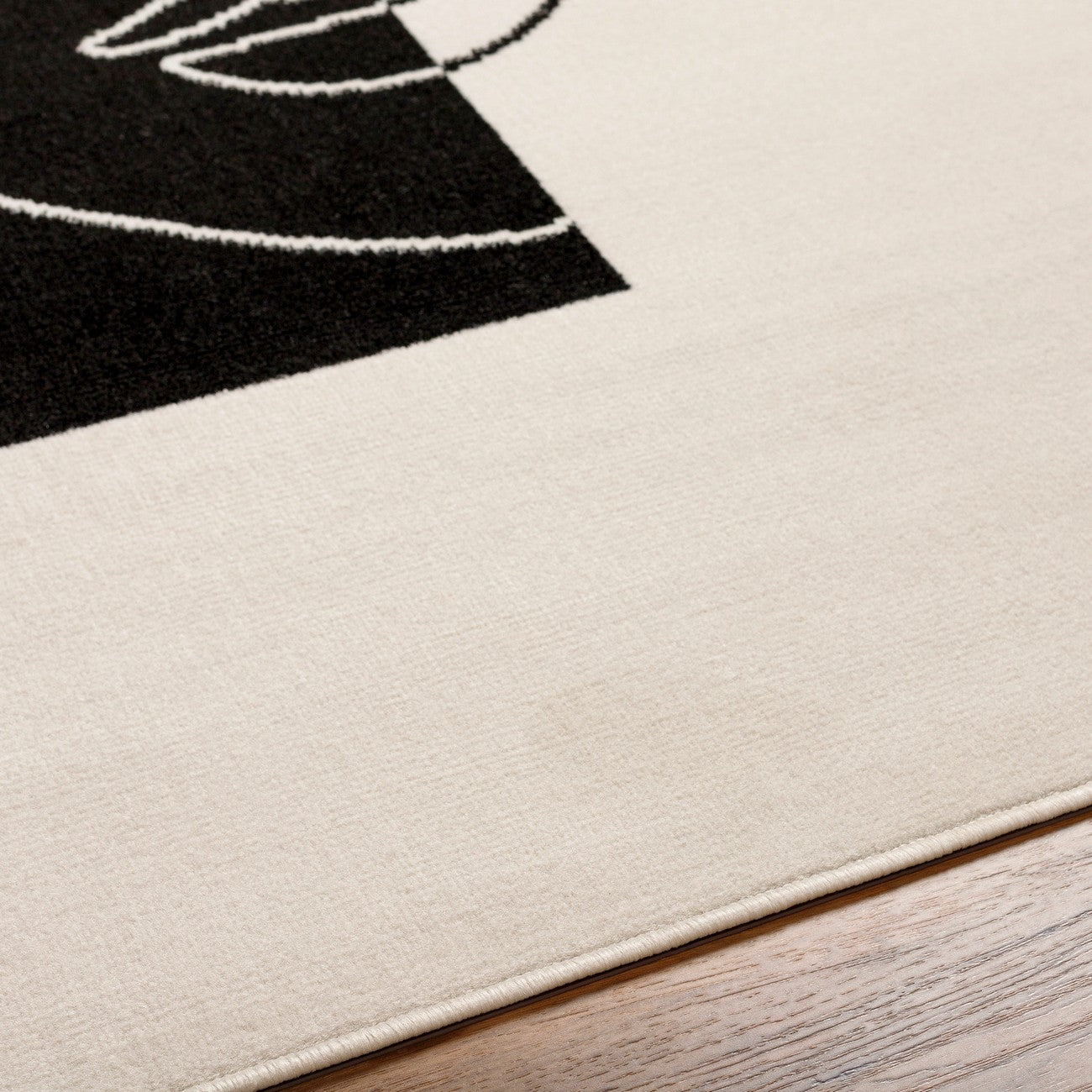 FRANCESCA Scandi Modern Beige Area Rug Texture