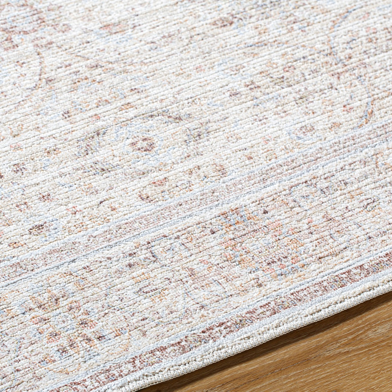 GOKILA Our PNW Home x Livabliss Vintage Traditional Oriental Boho Rust Area Rug Texture