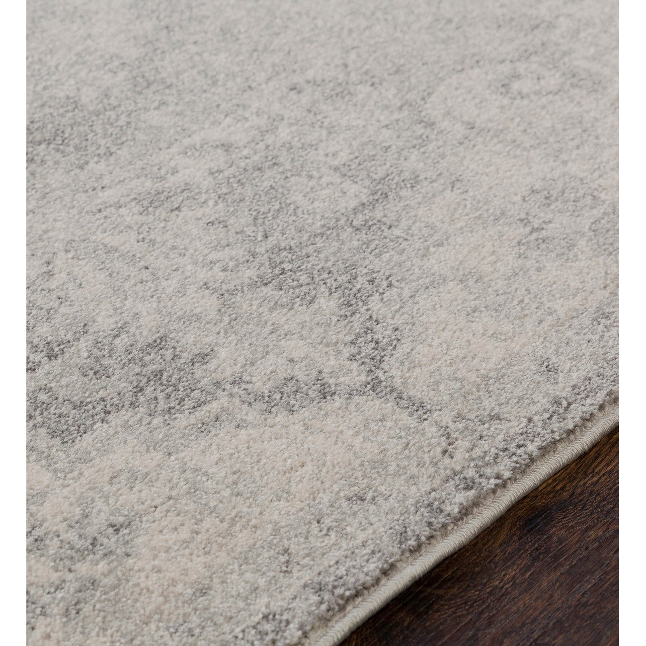 LOU Vintage Traditional Oriental Boho Charcoal Area Rug Texture