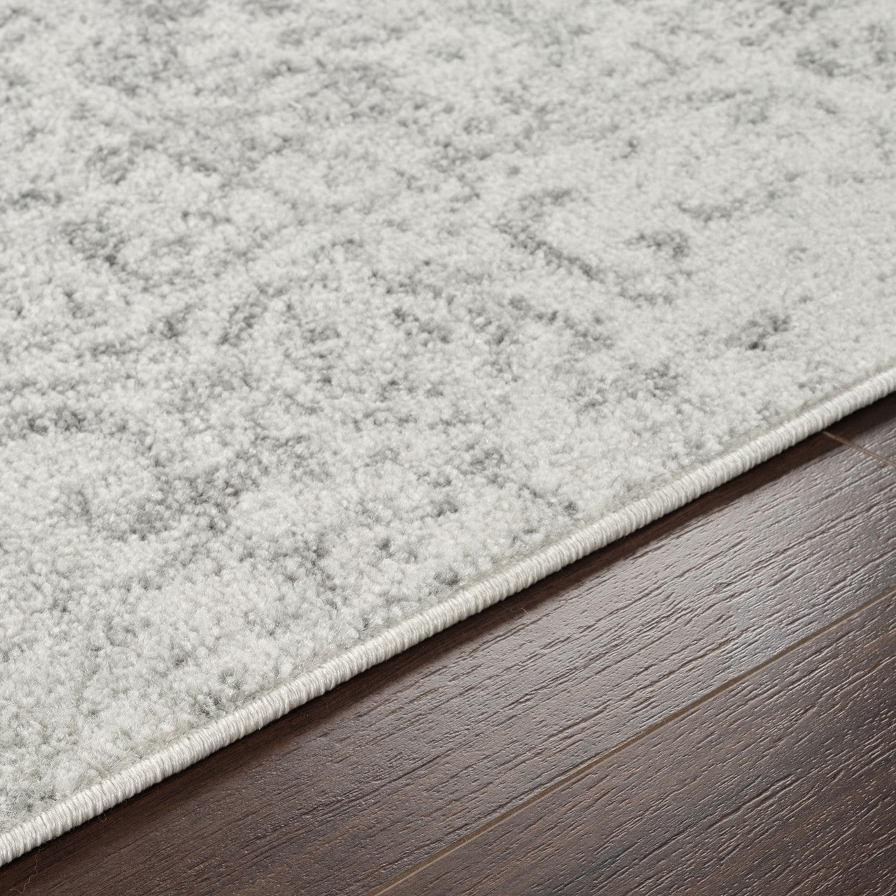 JULIETTE Vintage Traditional Oriental Boho Grey/White Area Rug Texture