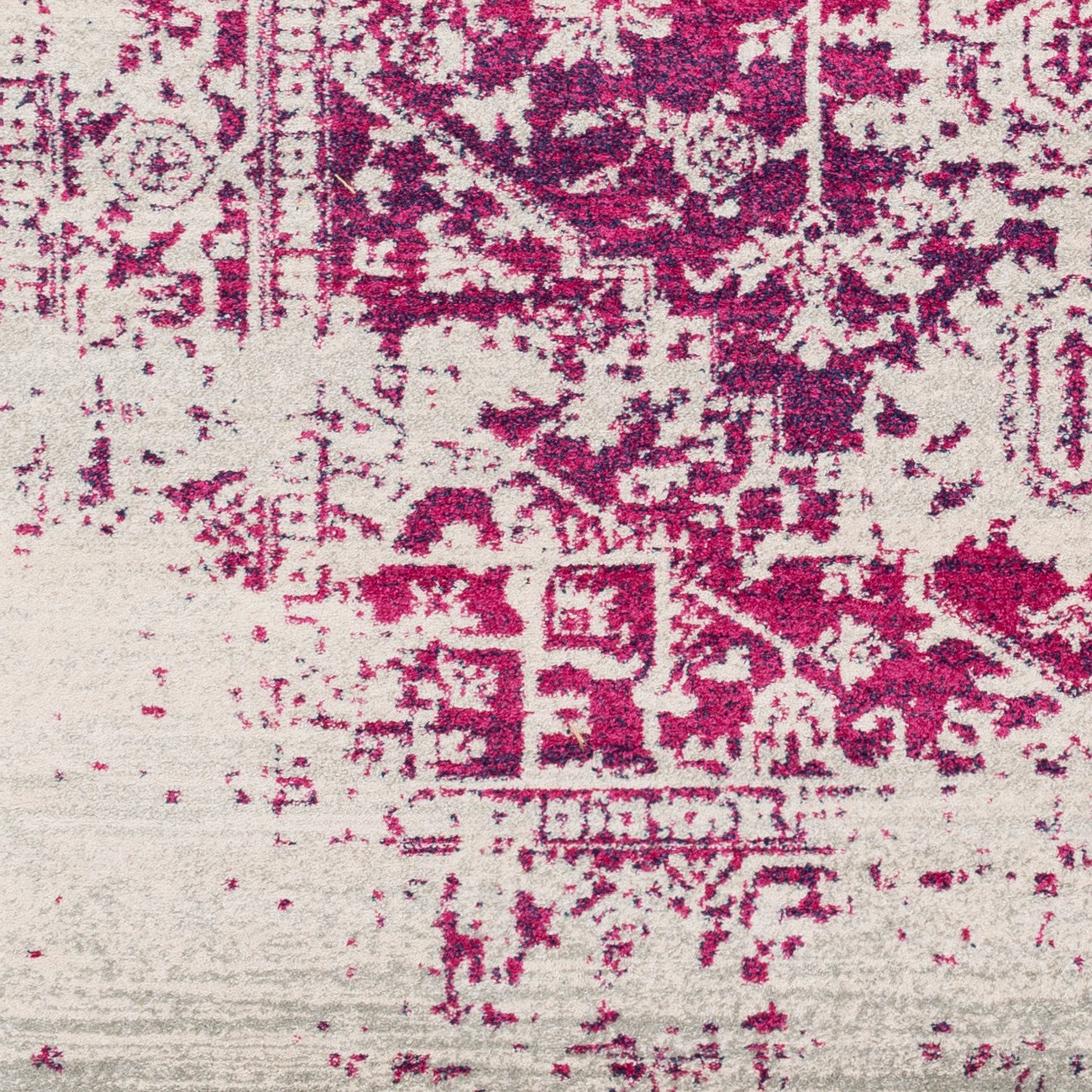 JULIETTE Vintage Traditional Oriental Boho Burgundy Area Rug Swatch