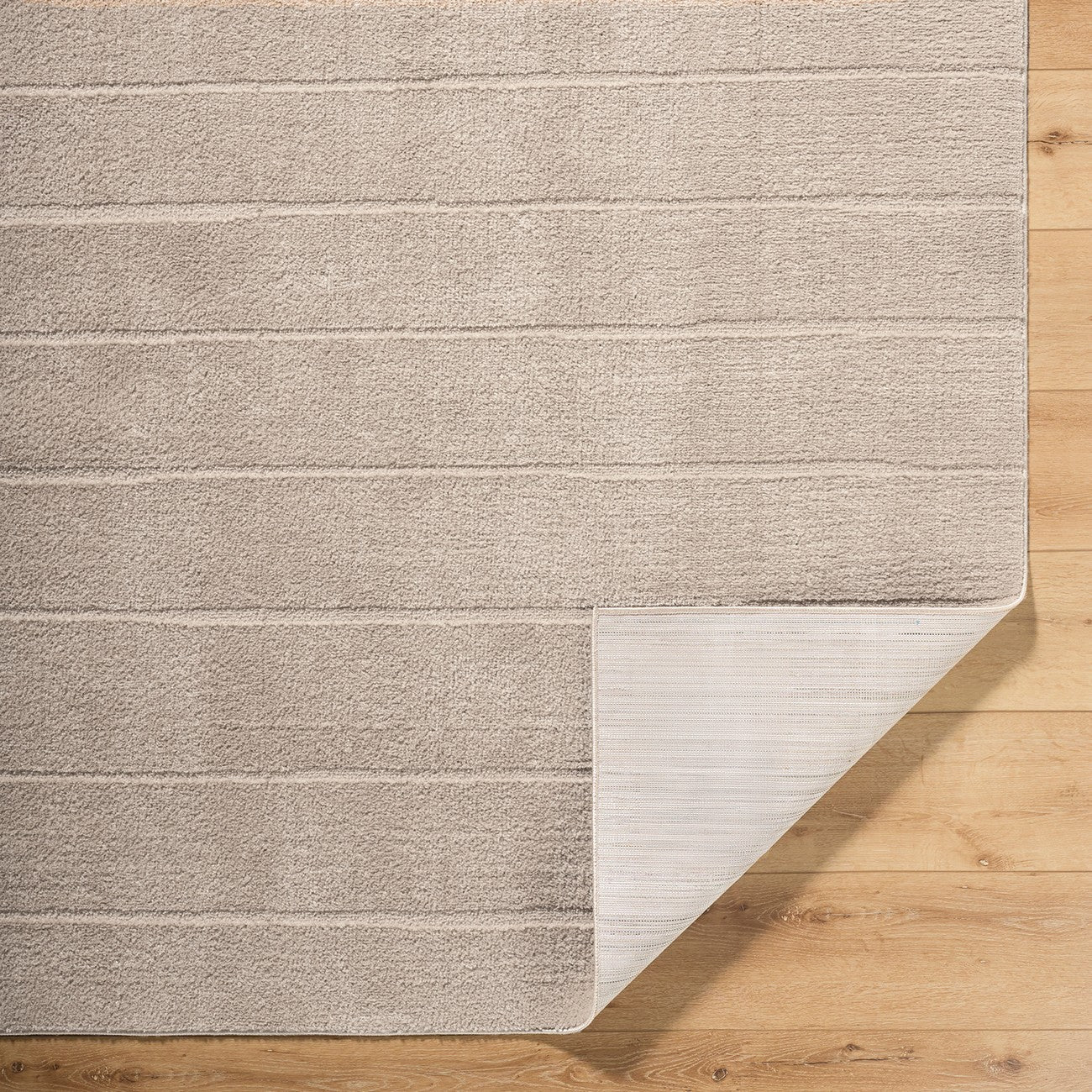 LUCIA Our PNW Home x Livabliss Scandi High Pile 2302 Ivory Area Rug Fold
