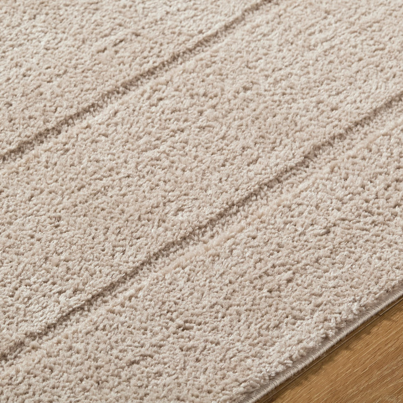 LUCIA Our PNW Home x Livabliss Scandi High Pile 2302 Ivory Area Rug Texture