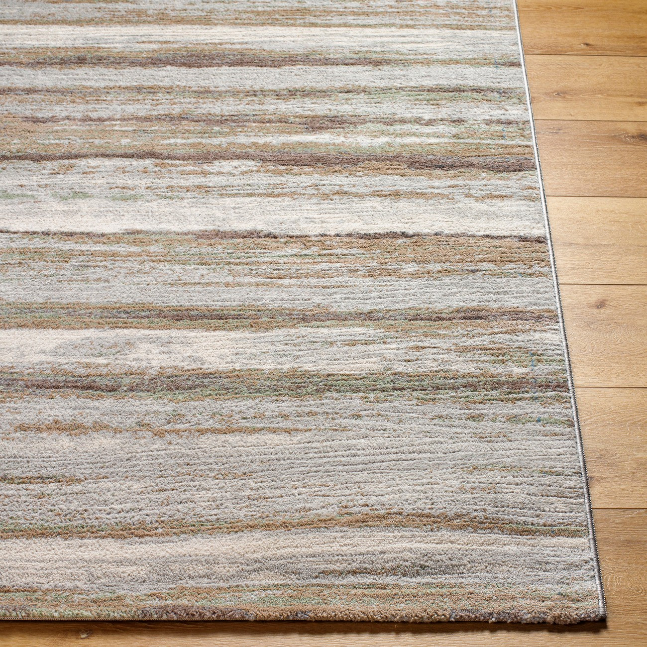 PANDORA Scandi Modern Dark Brown Area Rug Front