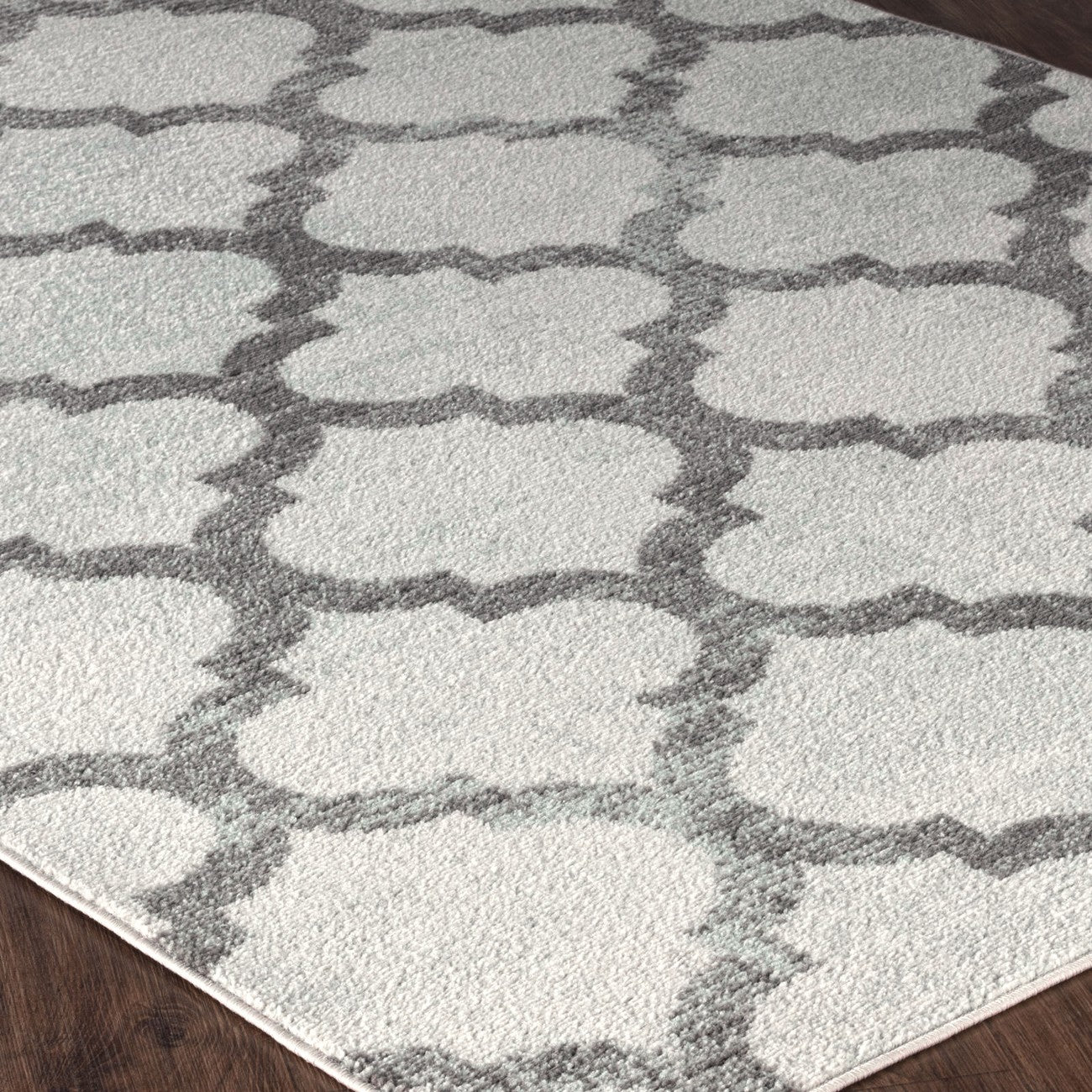 QUINN Scandi Modern Grey Area Rug