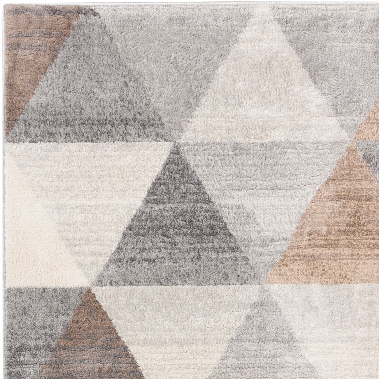 KATHERINE Scandi Geometric Medium Grey Area Rug Zoom
