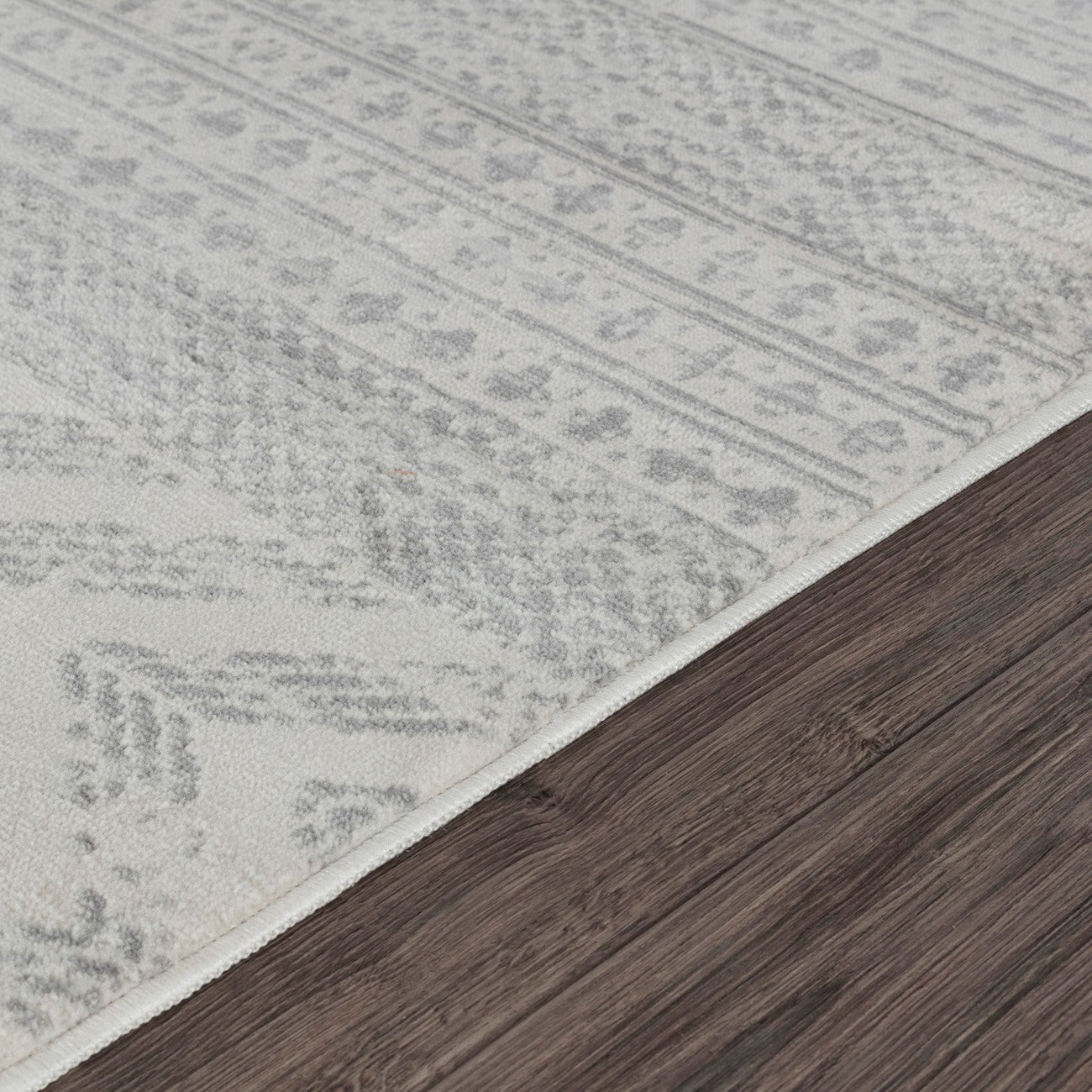 LOUNA Scandi Modern Grey/Taupe Area Rug Texture
