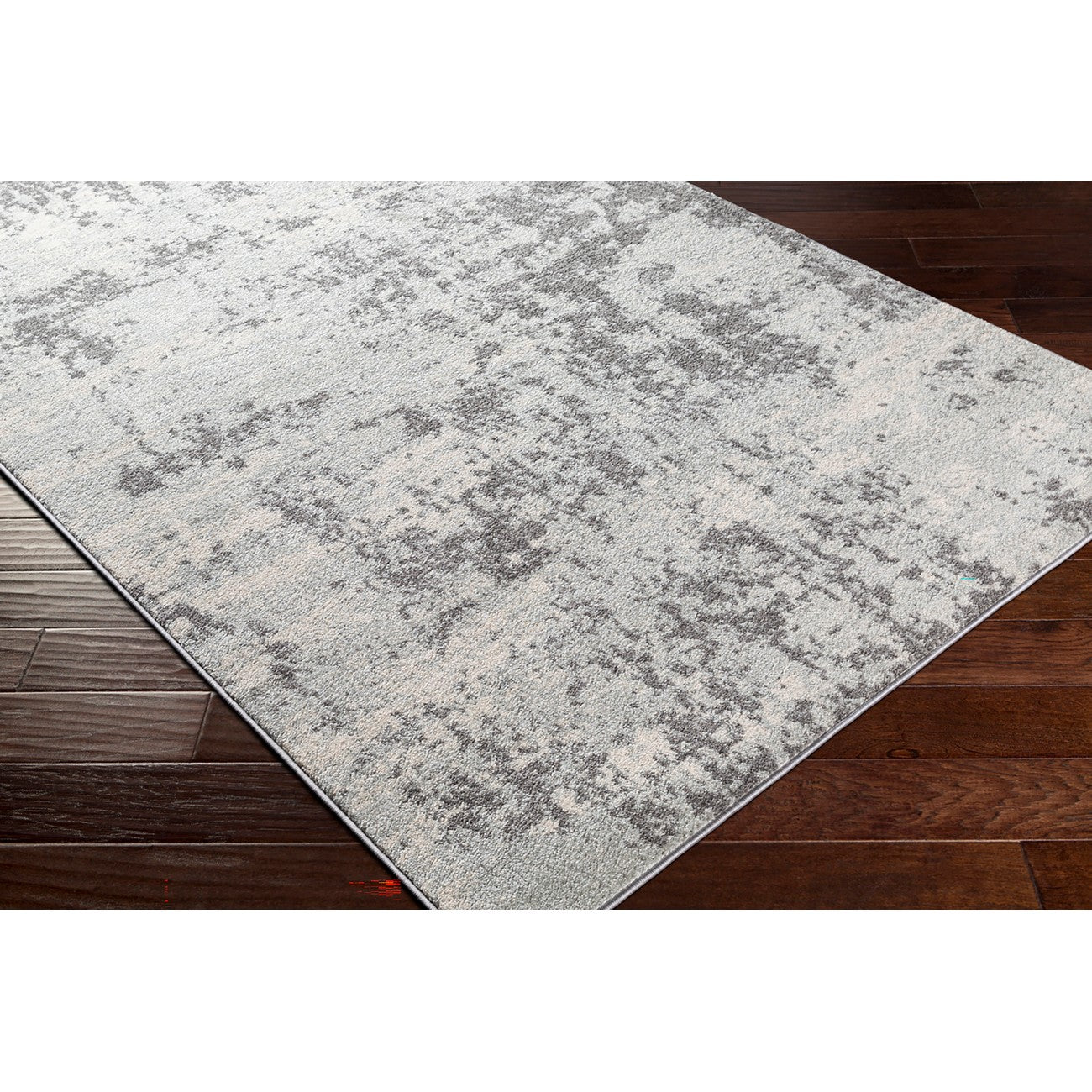 SARAH Abstract Modern Marble White Area Rug