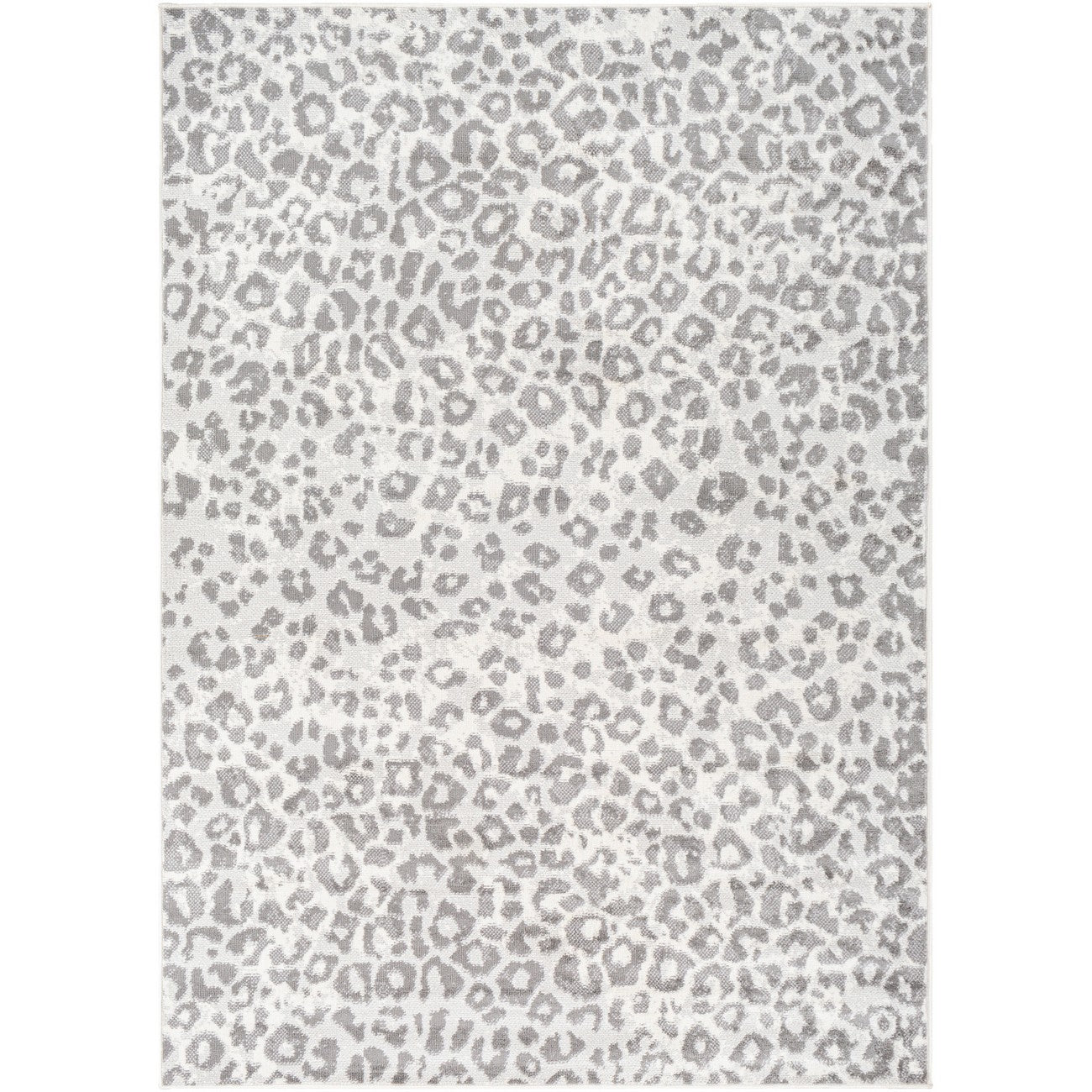 SUNI Scandi Boho Grey Area Rug Flat