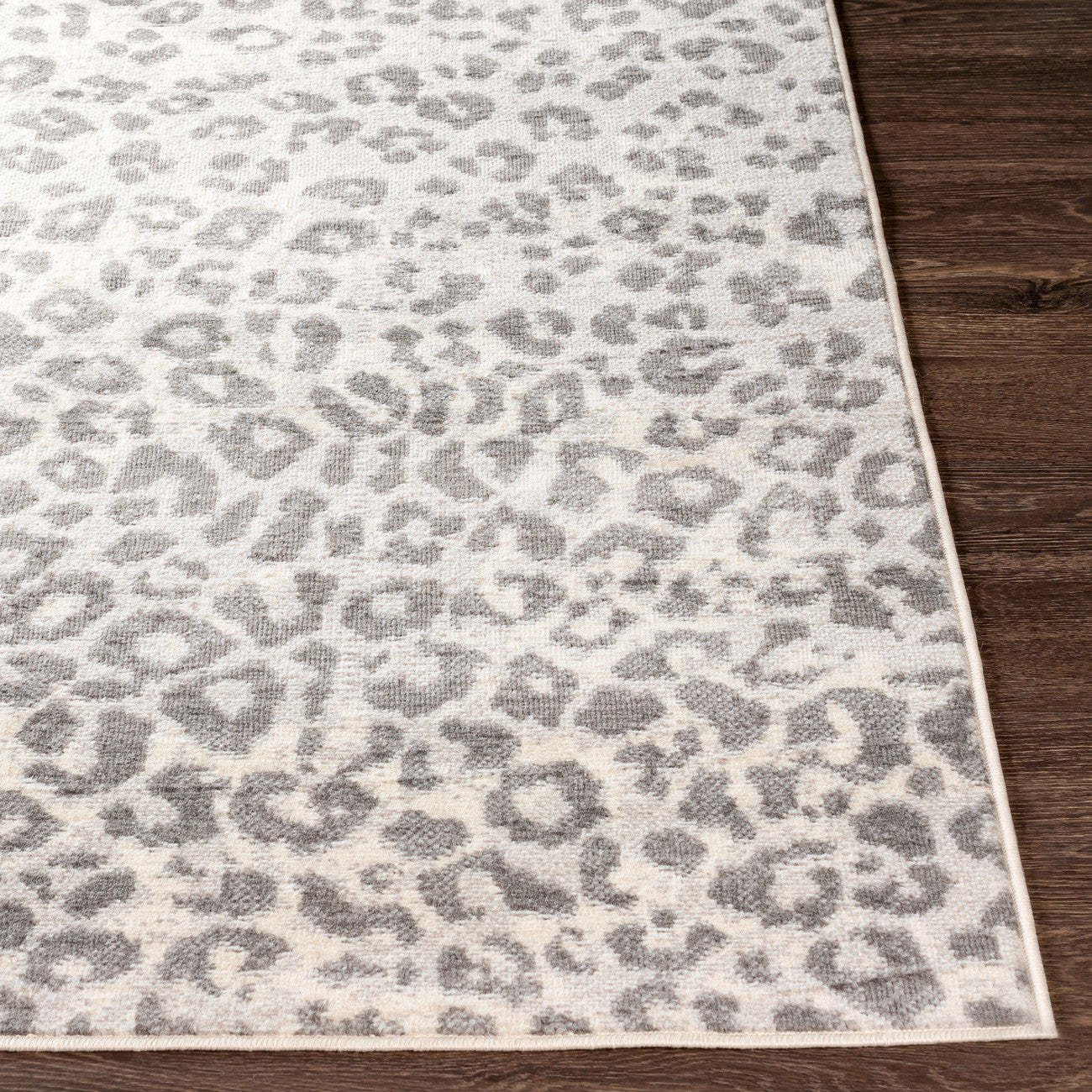 SUNI Scandi Boho Grey Area Rug Front