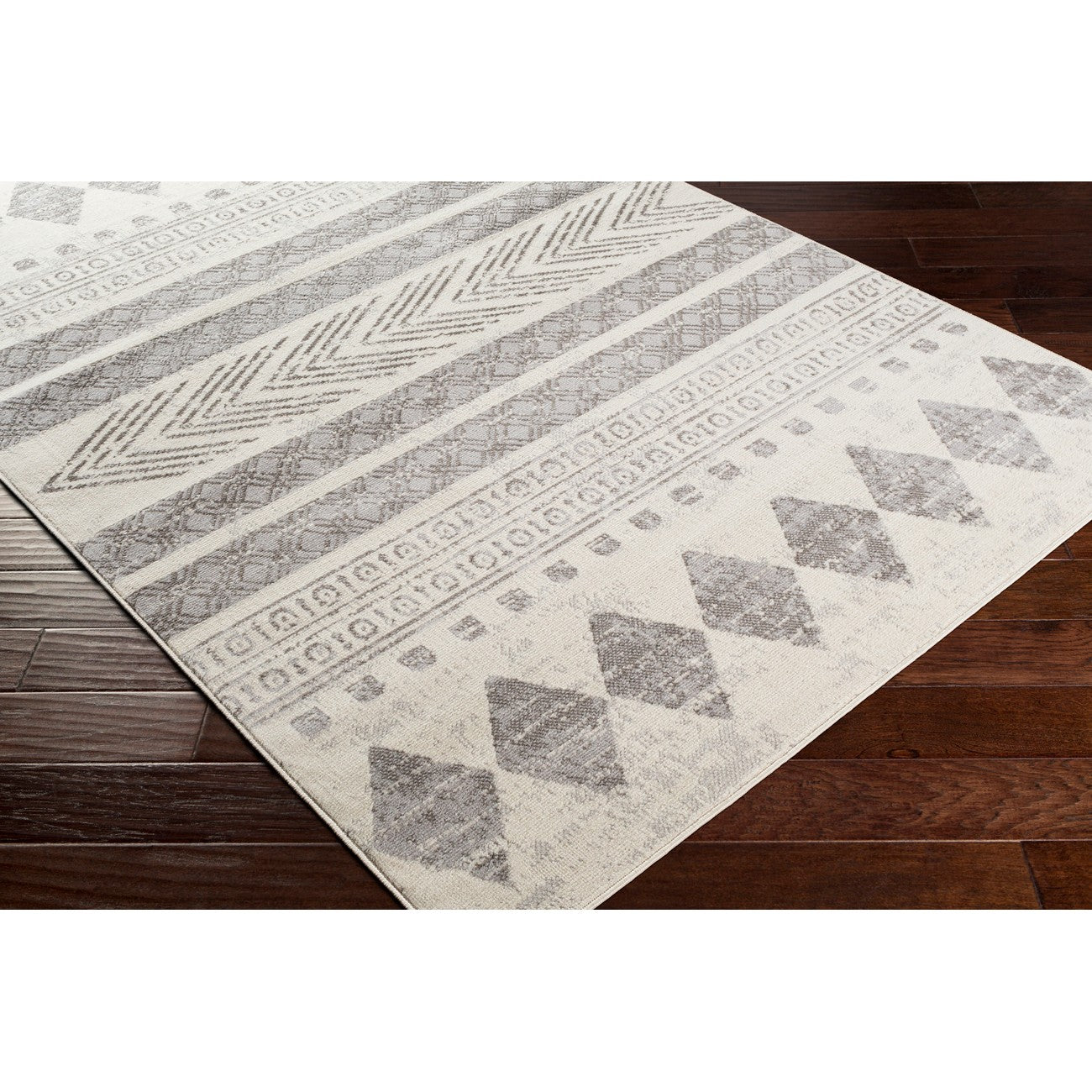 WAIFU Scandi Modern Light Grey Area Rug