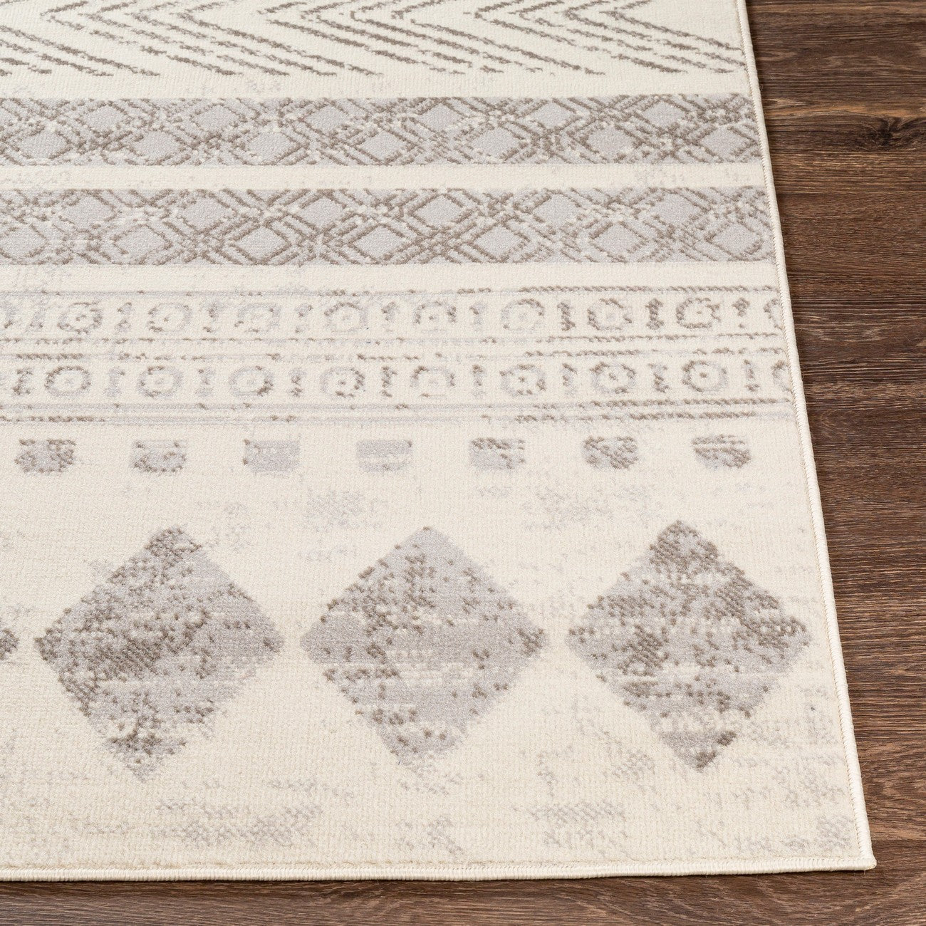 WAIFU Scandi Modern Light Grey Area Rug
