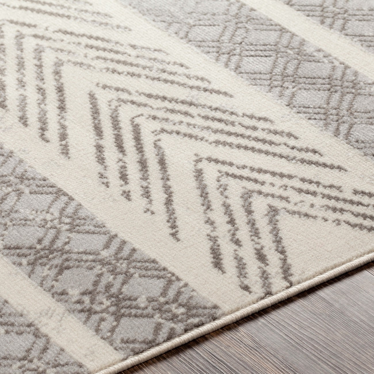WAIFU Scandi Modern Light Grey Area Rug
