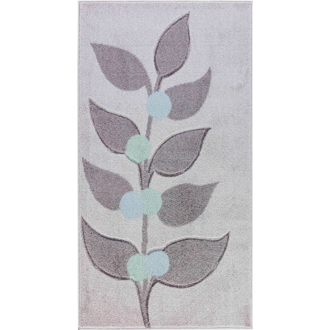 YURI Scandi Modern Grey Area Rug Flat