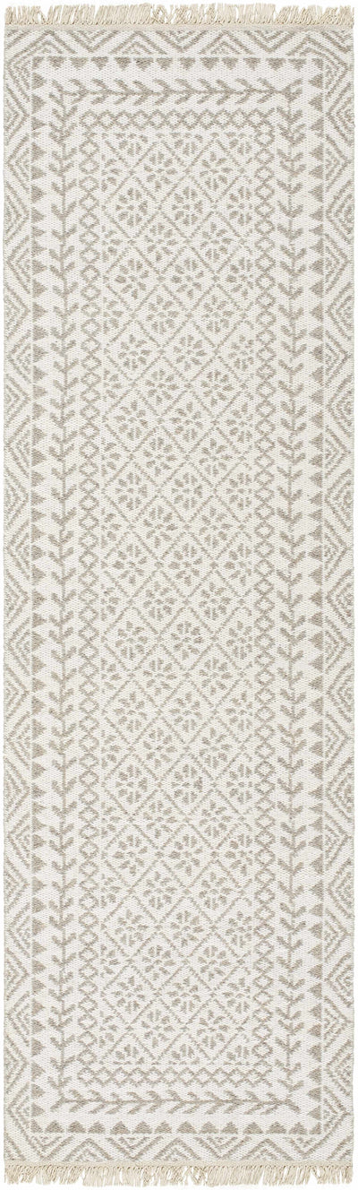 Albus Beige Wool Area Rug