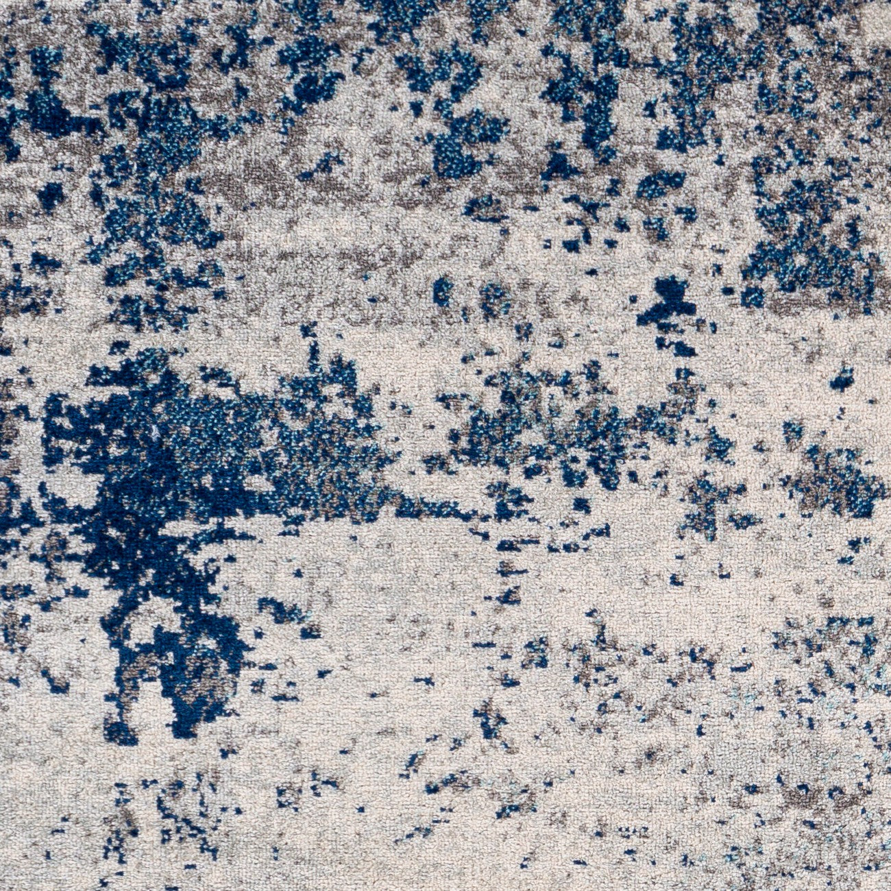 ALEX Abstract Modern Marble Dark Blue Area Rug