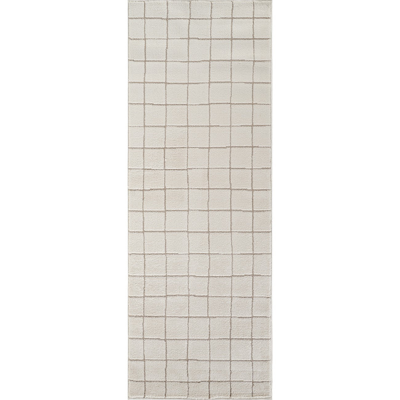 AMINA Our PNW Home x Livabliss Scandi High Pile Ivory Area Rug