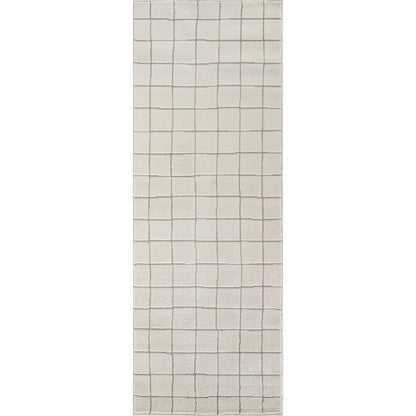 AMINA Our PNW Home x Livabliss Scandi High Pile Ivory Area Rug