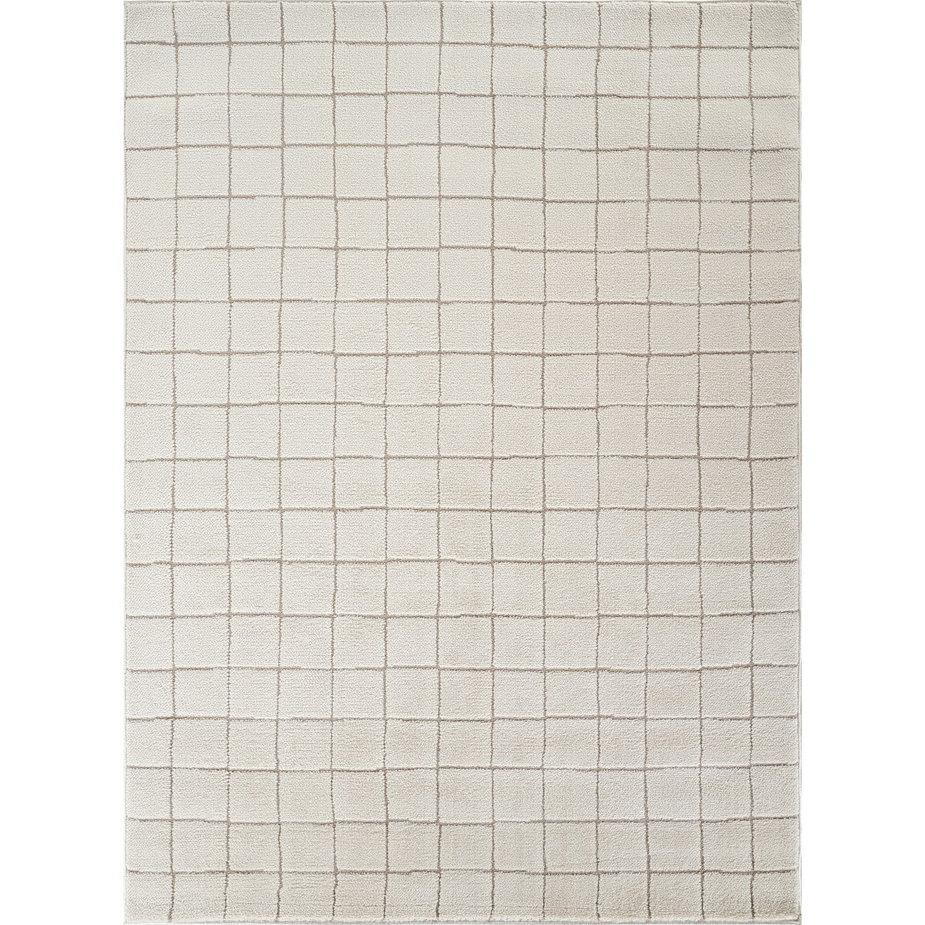 AMINA Our PNW Home x Livabliss Scandi High Pile Ivory Area Rug