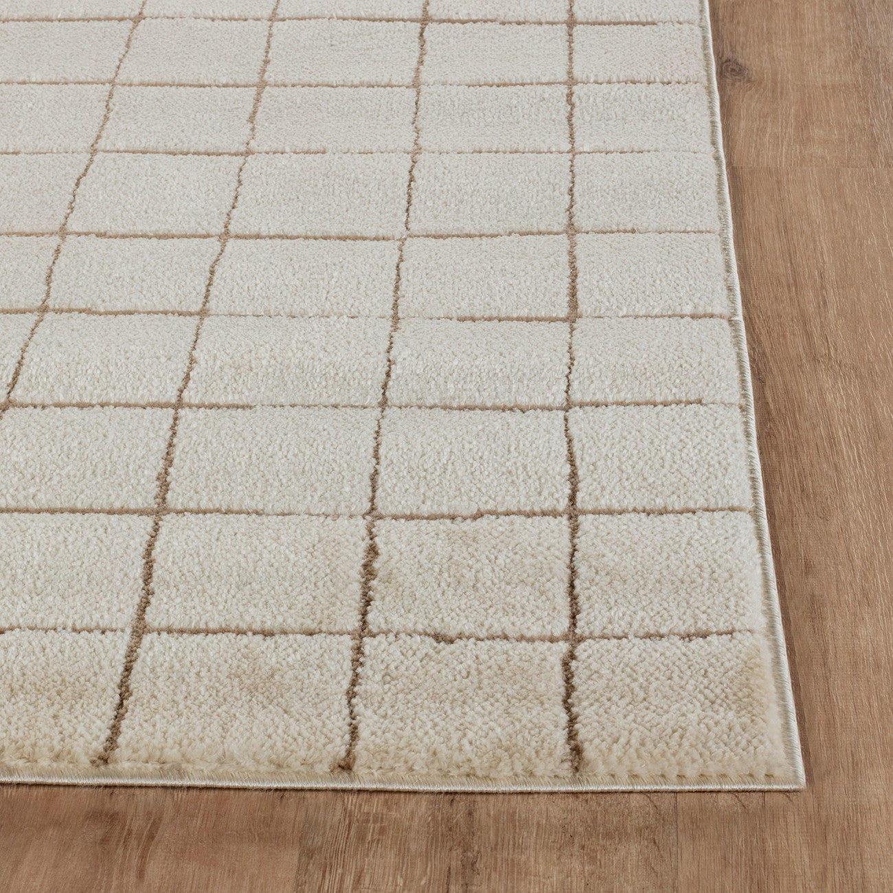 AMINA Our PNW Home x Livabliss Scandi High Pile Ivory Area Rug