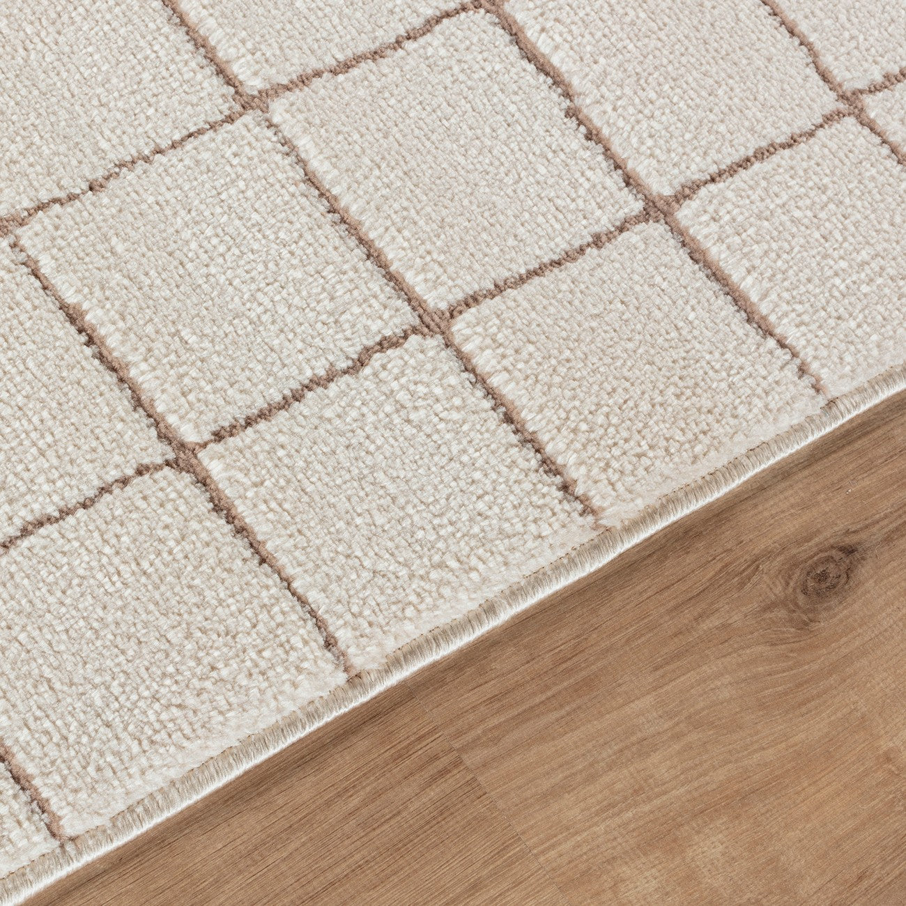 AMINA Our PNW Home x Livabliss Scandi High Pile Ivory Area Rug