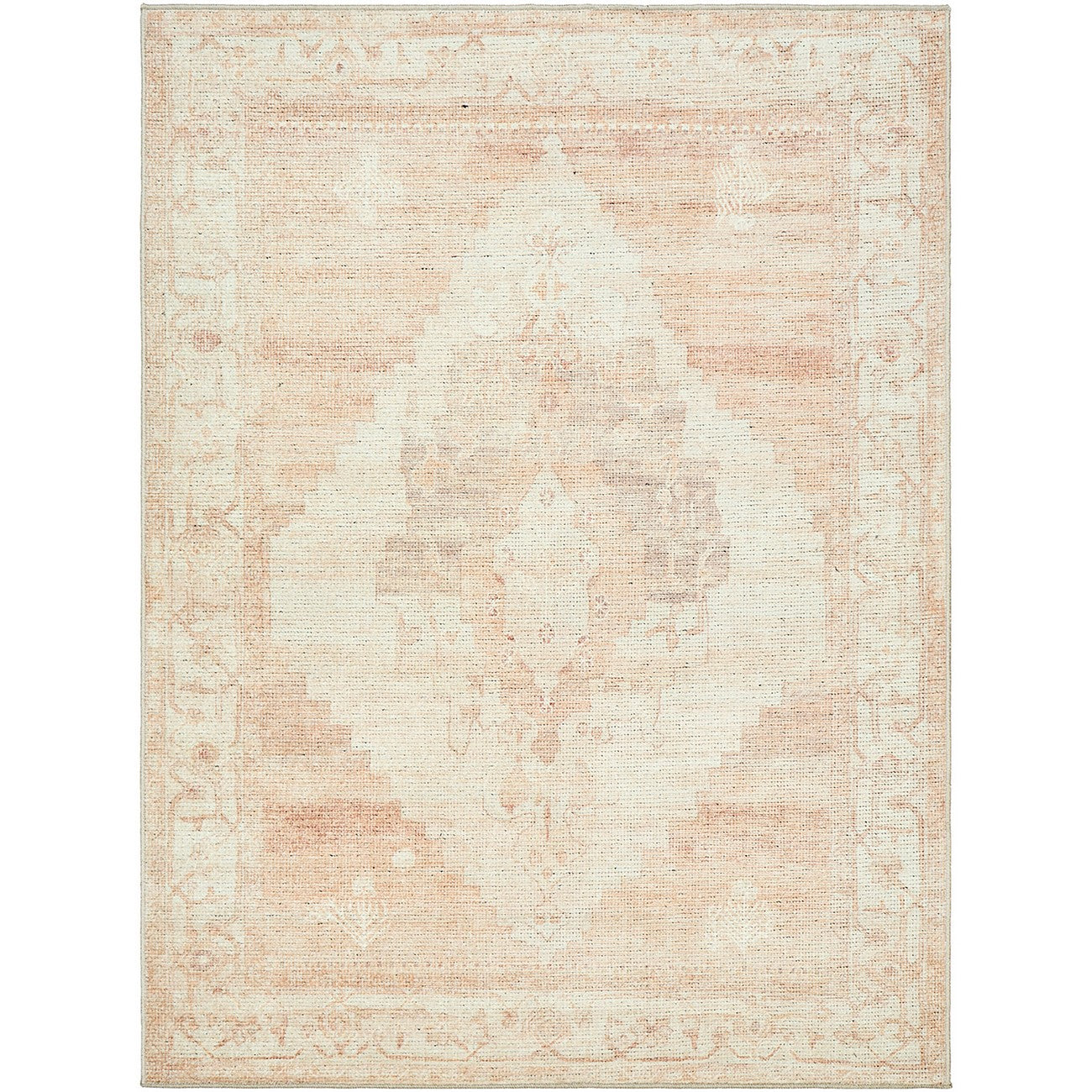 ANIKA Becki Owens x Livabliss Vintage Traditional Oriental Boho Blush/Cream Area Rug