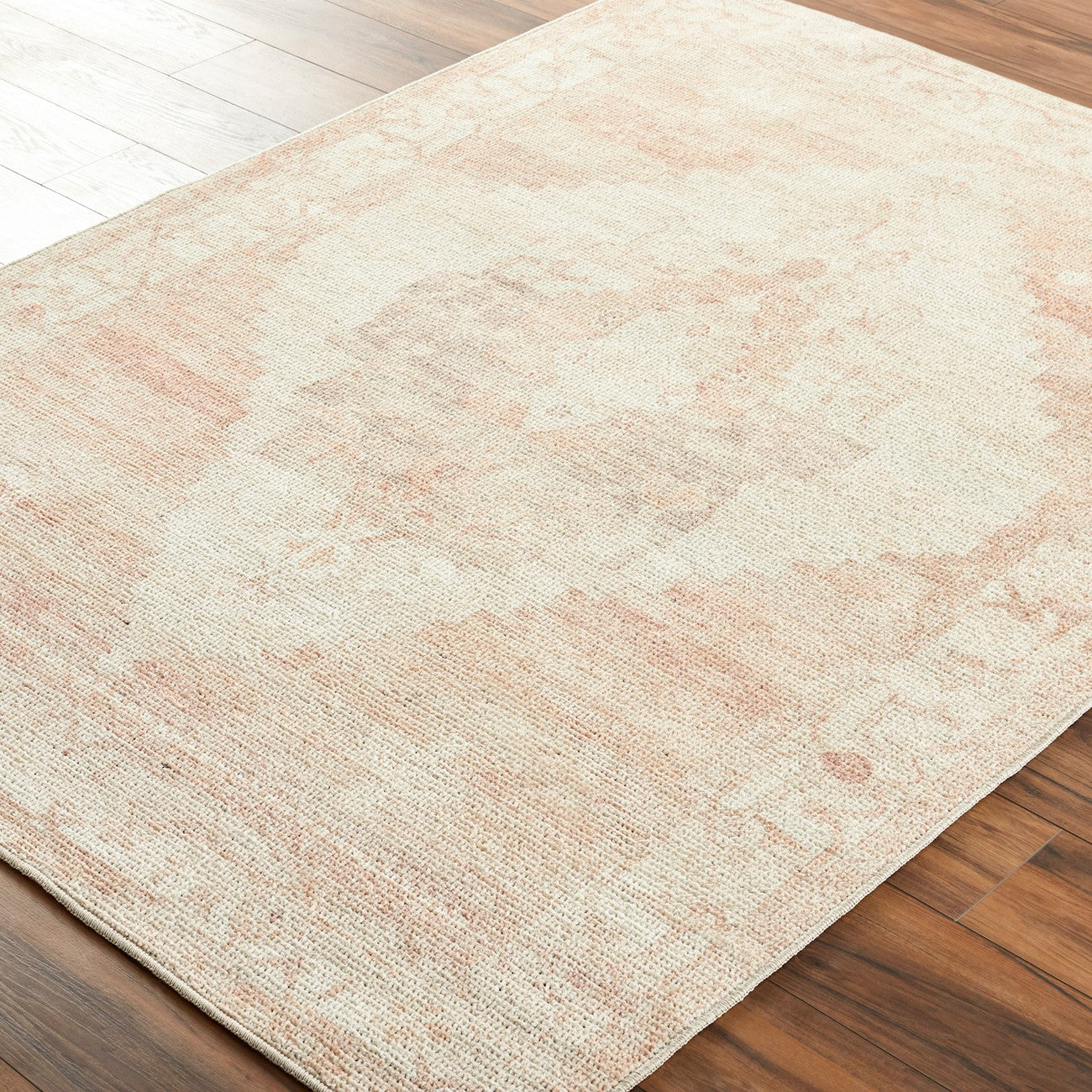 ANIKA Becki Owens x Livabliss Vintage Traditional Oriental Boho Blush/Cream Area Rug