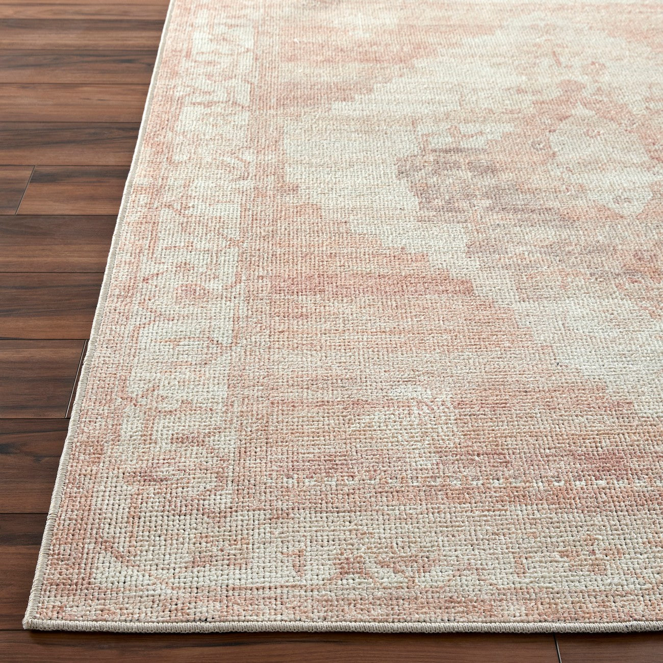 ANIKA Becki Owens x Livabliss Vintage Traditional Oriental Boho Blush/Cream Area Rug