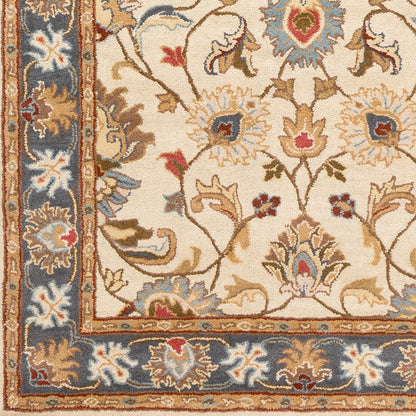 ANJALI Hand-Tufted Oriental Wool Tan Area Rug Swatch
