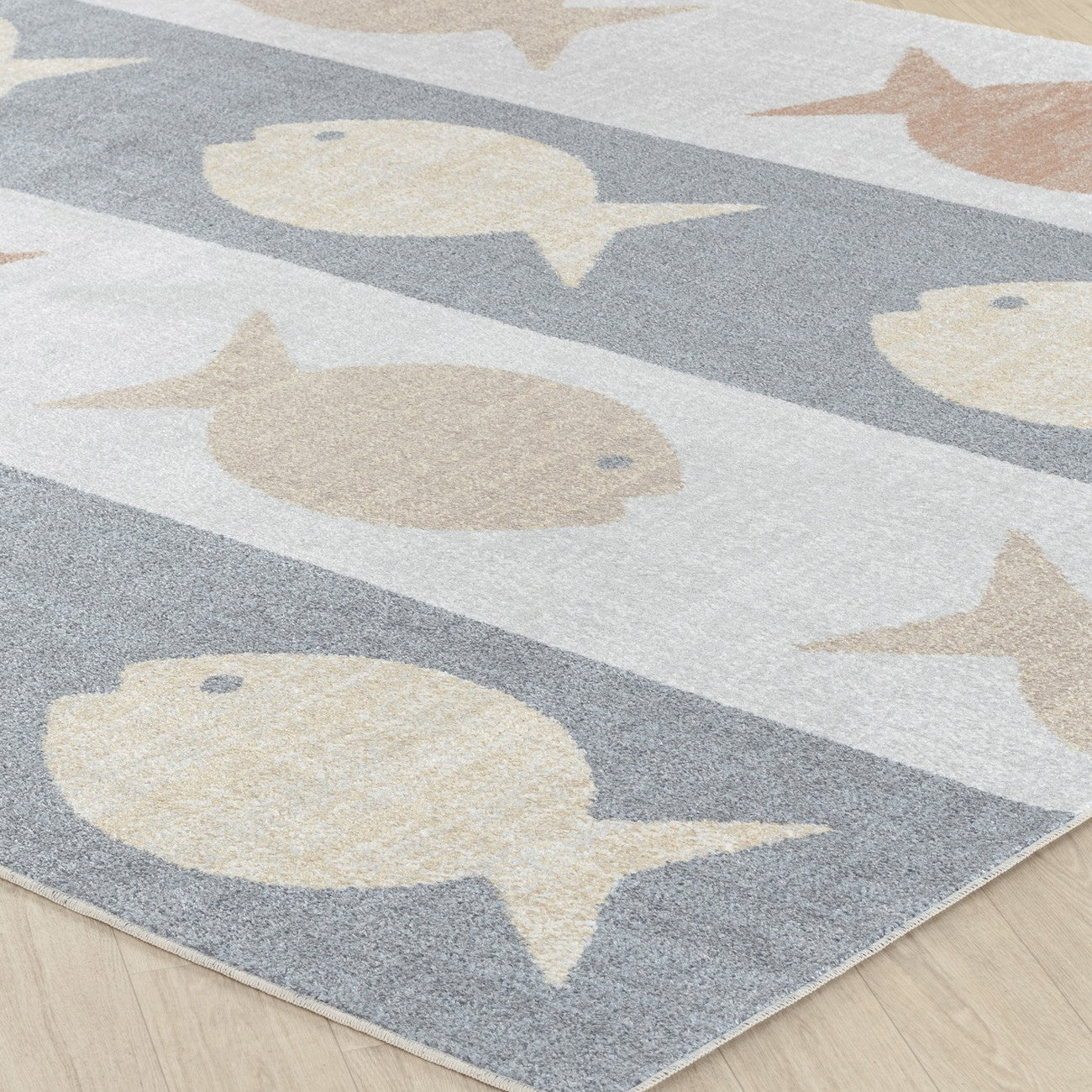 AQUAFIESTA Machine Washable Kids Room Rug Corner