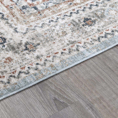 Kouta Gray Blue Area Rug