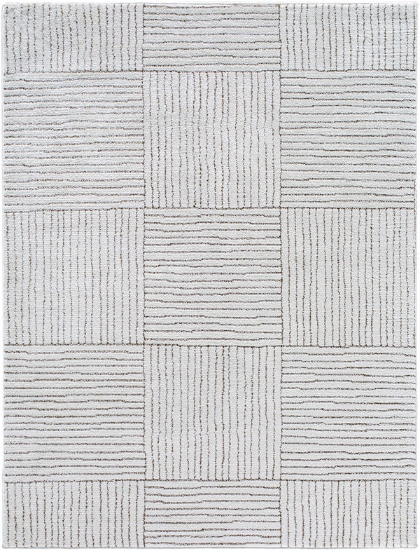 Galey Alix x Livabliss - Basira Ivory & Brown Area Rug