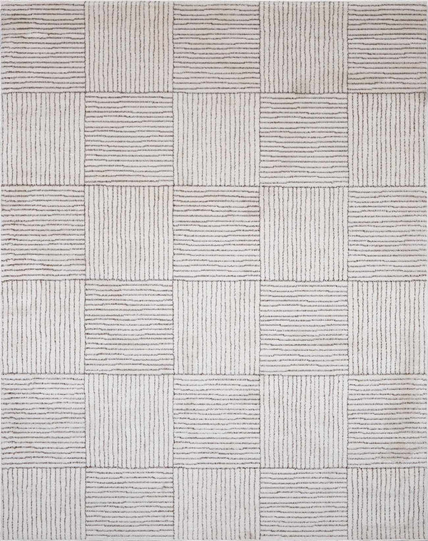 Galey Alix x Livabliss - Basira Ivory & Brown Area Rug