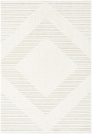 Briana Off-White Washable Area Rug