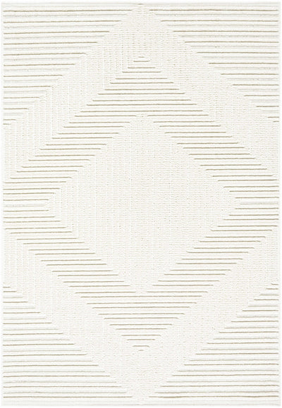 Briana Off-White Washable Area Rug