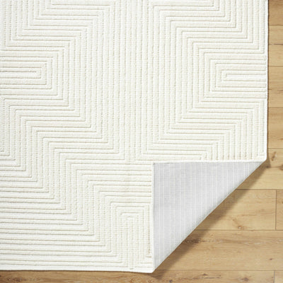 Briana Off-White Washable Area Rug