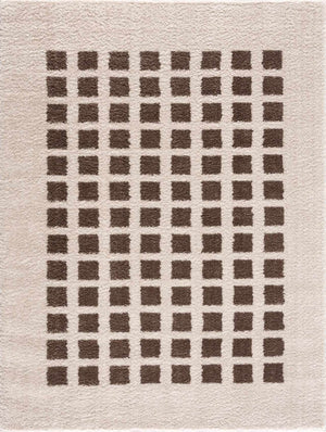 Baback Brown Washable Area Rug