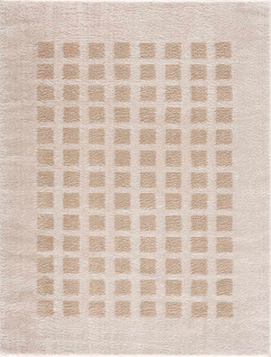 Baback Beige Washable Area Rug