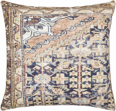 Benito Traditional Rug Design Throw Pillow