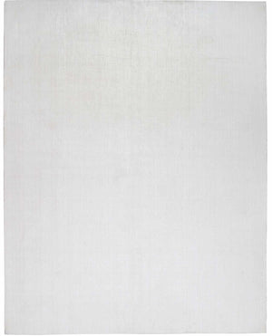 Brownsdale Hand Loomed Solid White Rug