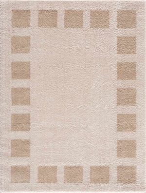 Beynon Beige Washable Area Rug