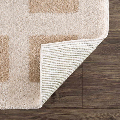 Beynon Beige Washable Area Rug