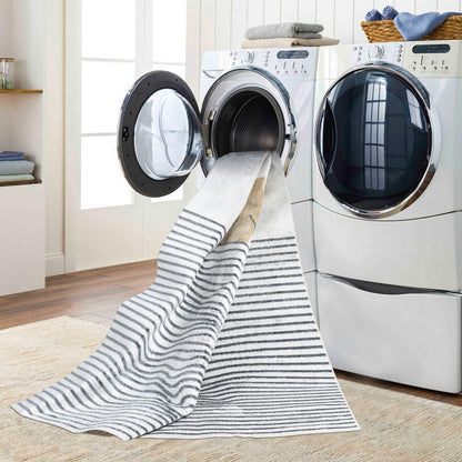 CATNAP Machine Washable Brown/Beige Kids Room Rug Styleshot